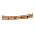 Alaterre Furniture Alpine Natural Live Edge Wood 36" Coat Hooks AWAA2320